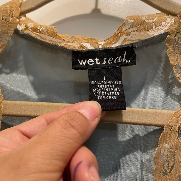 Wet Seal Y2k wrap style top - Picture 3 of 4